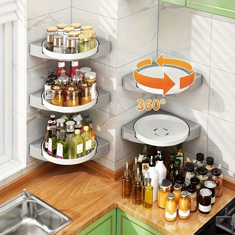 360° Rotatable Corner Shower Caddy