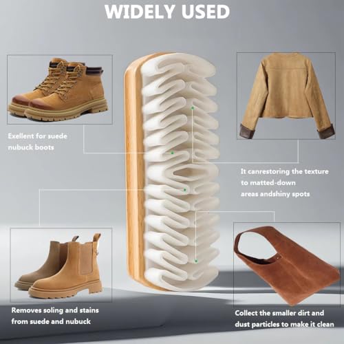 Suede & Nubuck Cleaner & Restore Brush Set