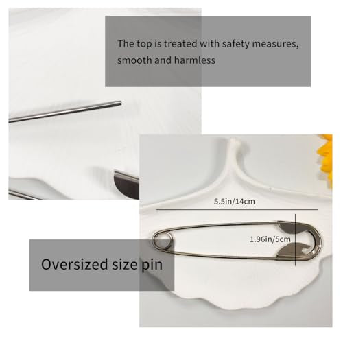 Safety Pin Hair Stick: Secure, Stylish Updos-2 pack