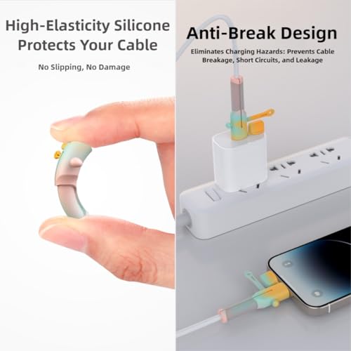 Charger Cable Protectors (12-Pack) — Double Lifespan