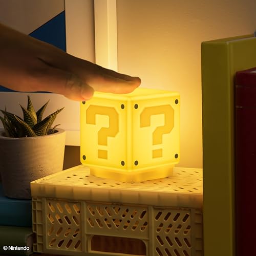 Super Mario Question Block Light: Tap for Coin Sound & Glow