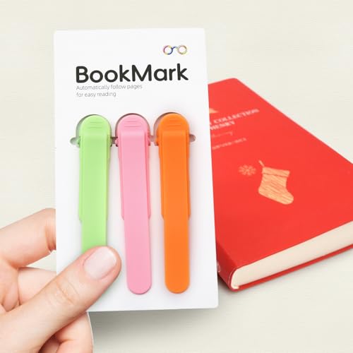 Auto-Hold Silicone Bookmarks