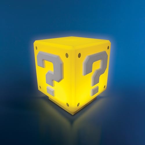 Super Mario Question Block Light: Tap for Coin Sound & Glow