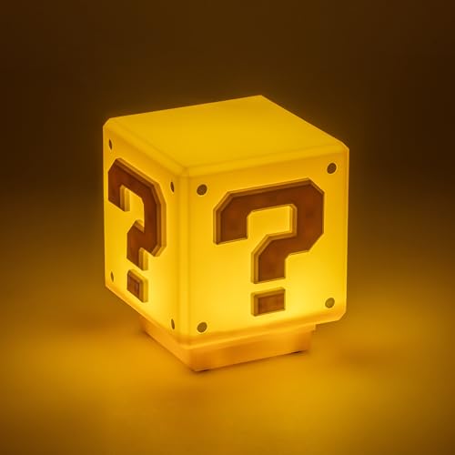 Super Mario Question Block Light: Tap for Coin Sound & Glow