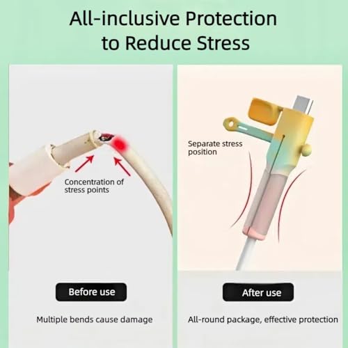 Charger Cable Protectors (12-Pack) — Double Lifespan