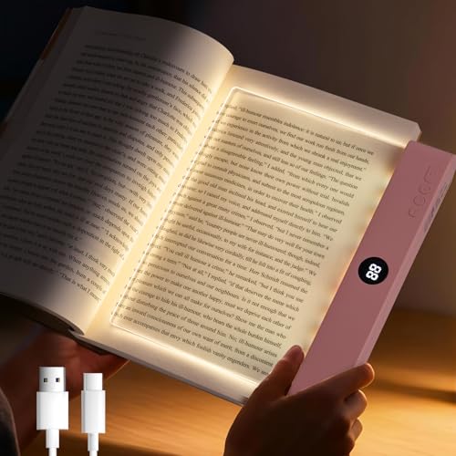 Lumalit Flat Book Light – Eye-Safe Reading Comfort