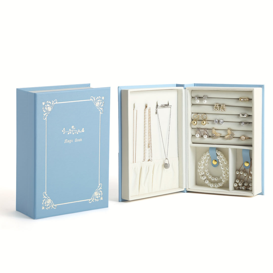 Magnetic Flip Top Jewelry Organizer