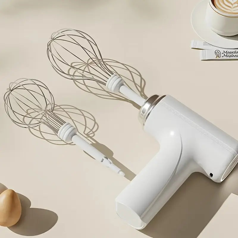 USB rechargeable wireless handheld electric whisk