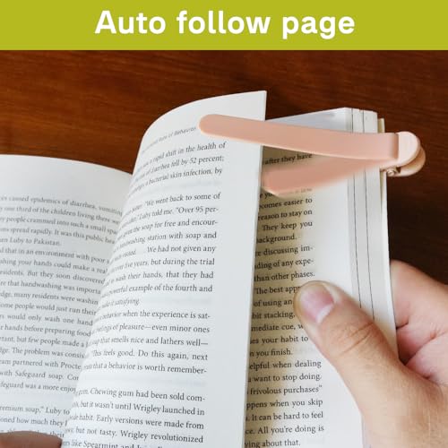 Auto-Hold Silicone Bookmarks