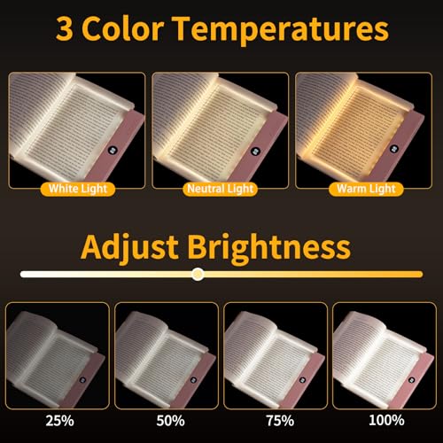 Lumalit Flat Book Light – Eye-Safe Reading Comfort