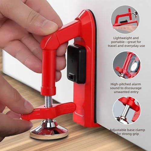 Portable Door Stopper Alarm – Instant Security & Travel Safety