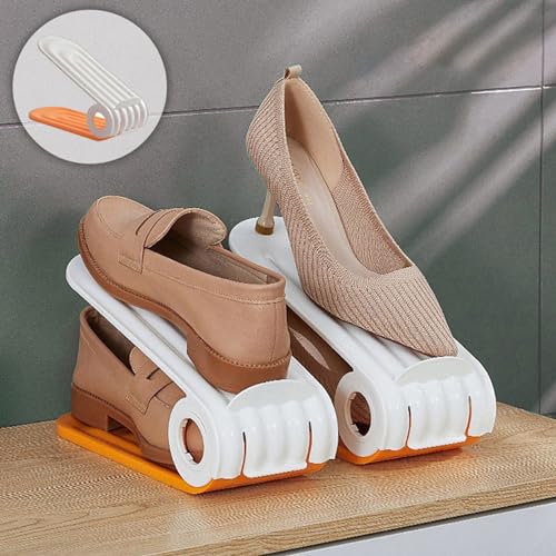 Shoe Slot Organizer 4-Pack – Double Your Closet Space