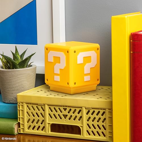 Super Mario Question Block Light: Tap for Coin Sound & Glow