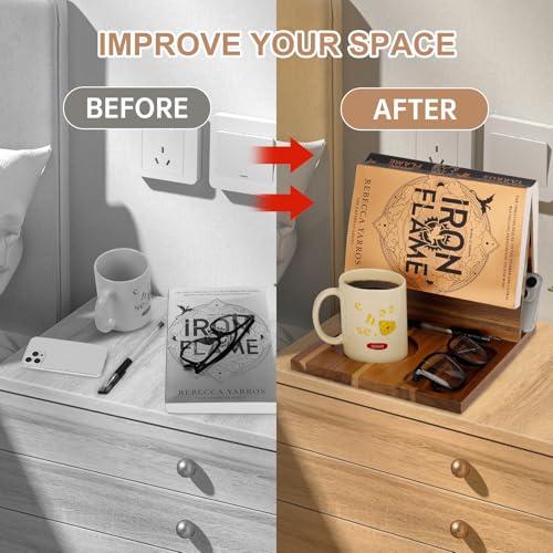 Acacia Wood Book Stand – Hands-Free Reading Rest