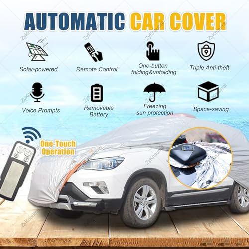 Smart Automatic Car Cover – Solar-Powered Protection