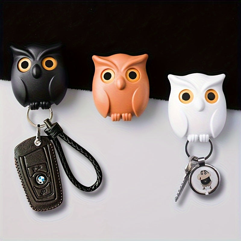 Magnetic Owl Key Hooks (3-Pack) – Keys Always Ready