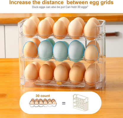 3 Layers Egg Box Holder Storage