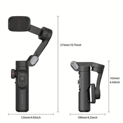 AOCHUAN XE 3-Axis Handheld Gimbal Stabilizer Foldable Smartphone Cellphone Video Record Vlog PTZ Stabilizer For IPhone Xiaomi Samsung