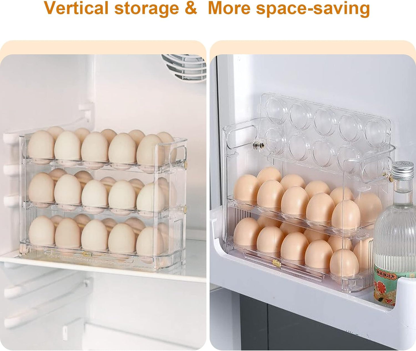 3 Layers Egg Box Holder Storage