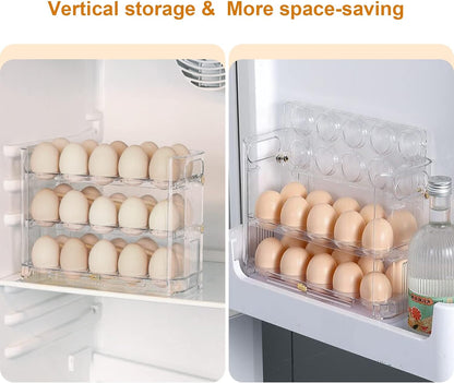 3 Layers Egg Box Holder Storage