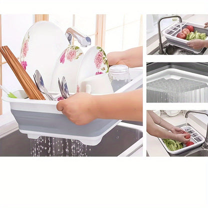 Collapsible Dish Drying Rack For Kitchen Counter