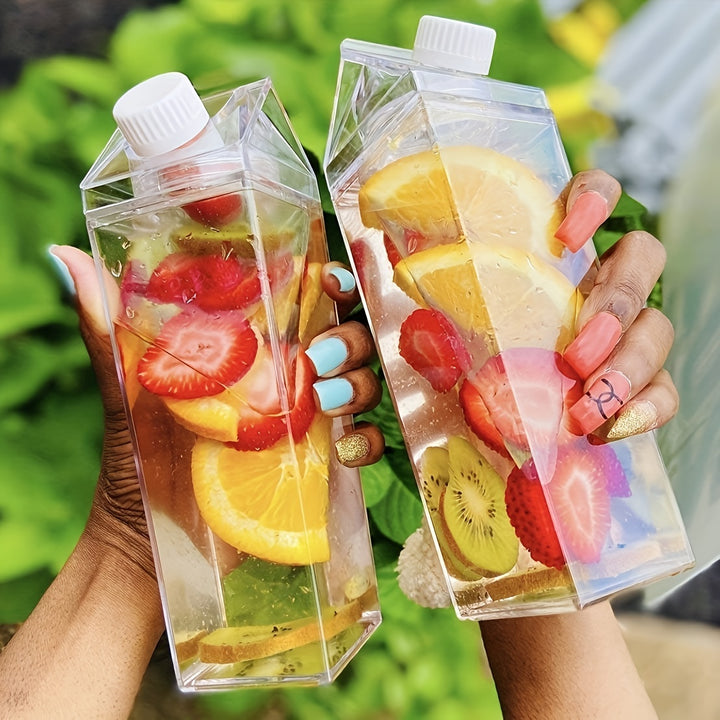 Stylish Milk Box Water Bottle