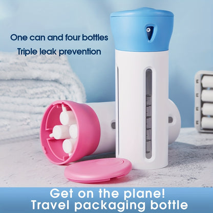 4 In 1 Travel Dispenser Bottle Set