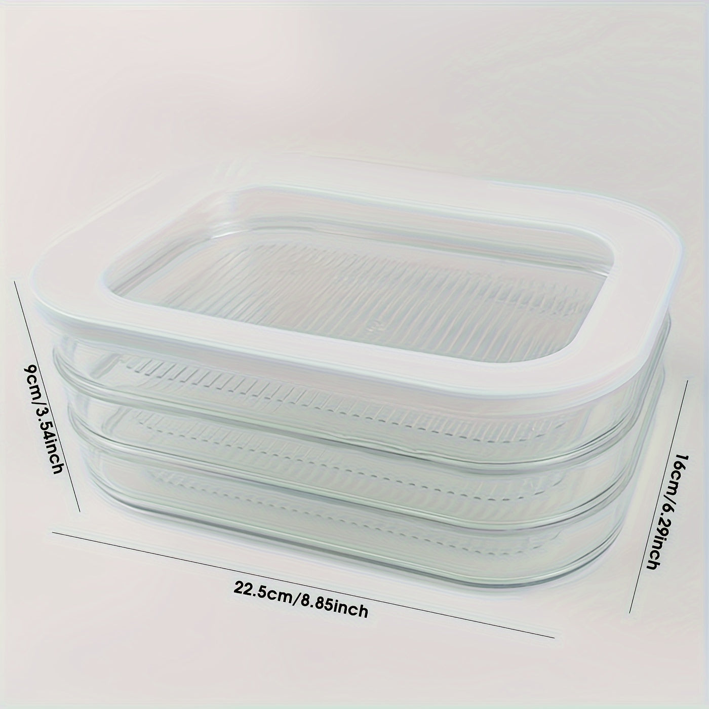 3-Layer Leak-Proof Food Storage Set 1pc