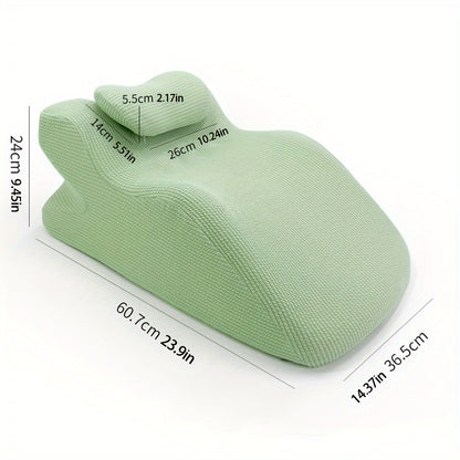 Adult Ergonomic Foam Bed Wedge Pillow with Headboard