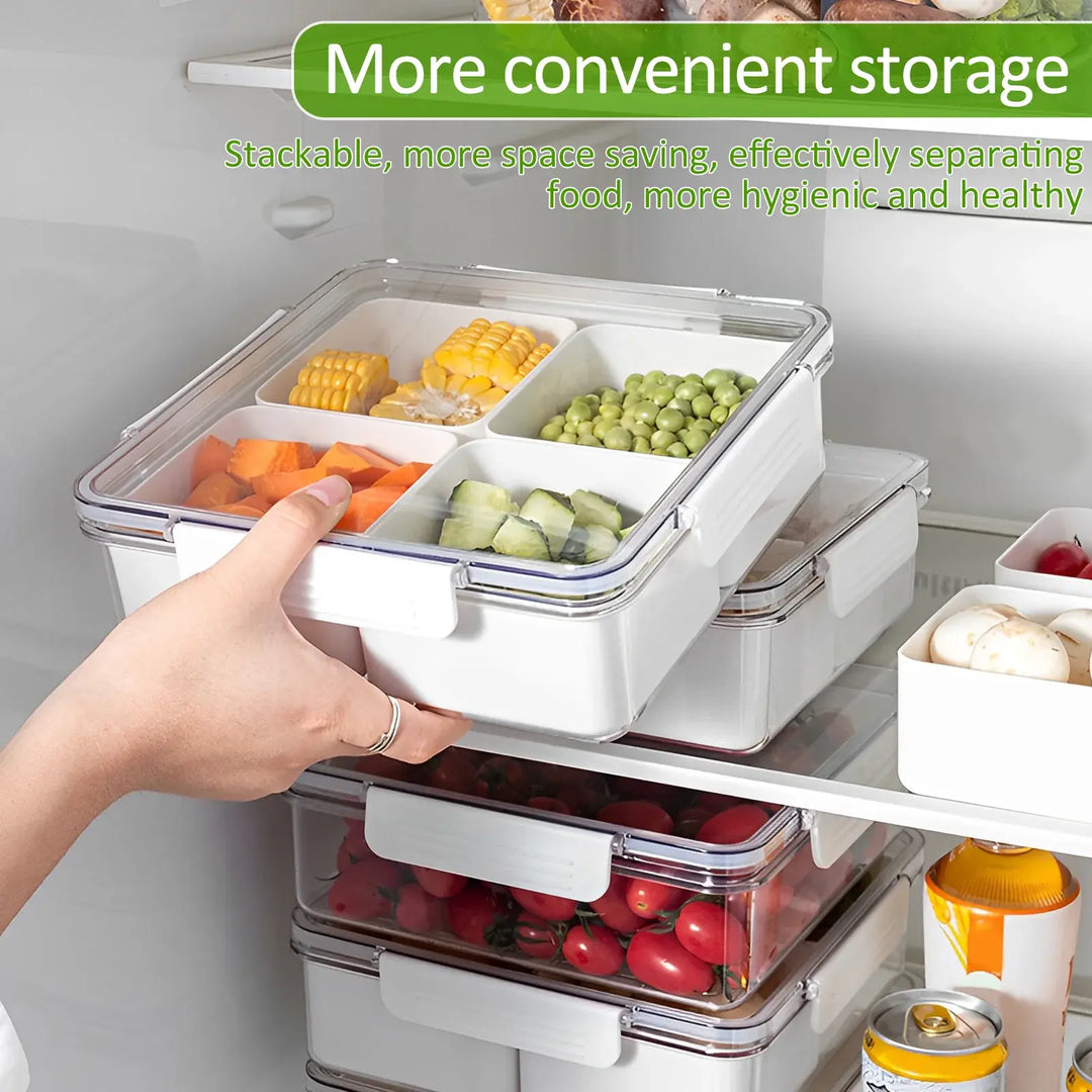 Divided Serving Tray: Fresh Snacks, Organized Serve