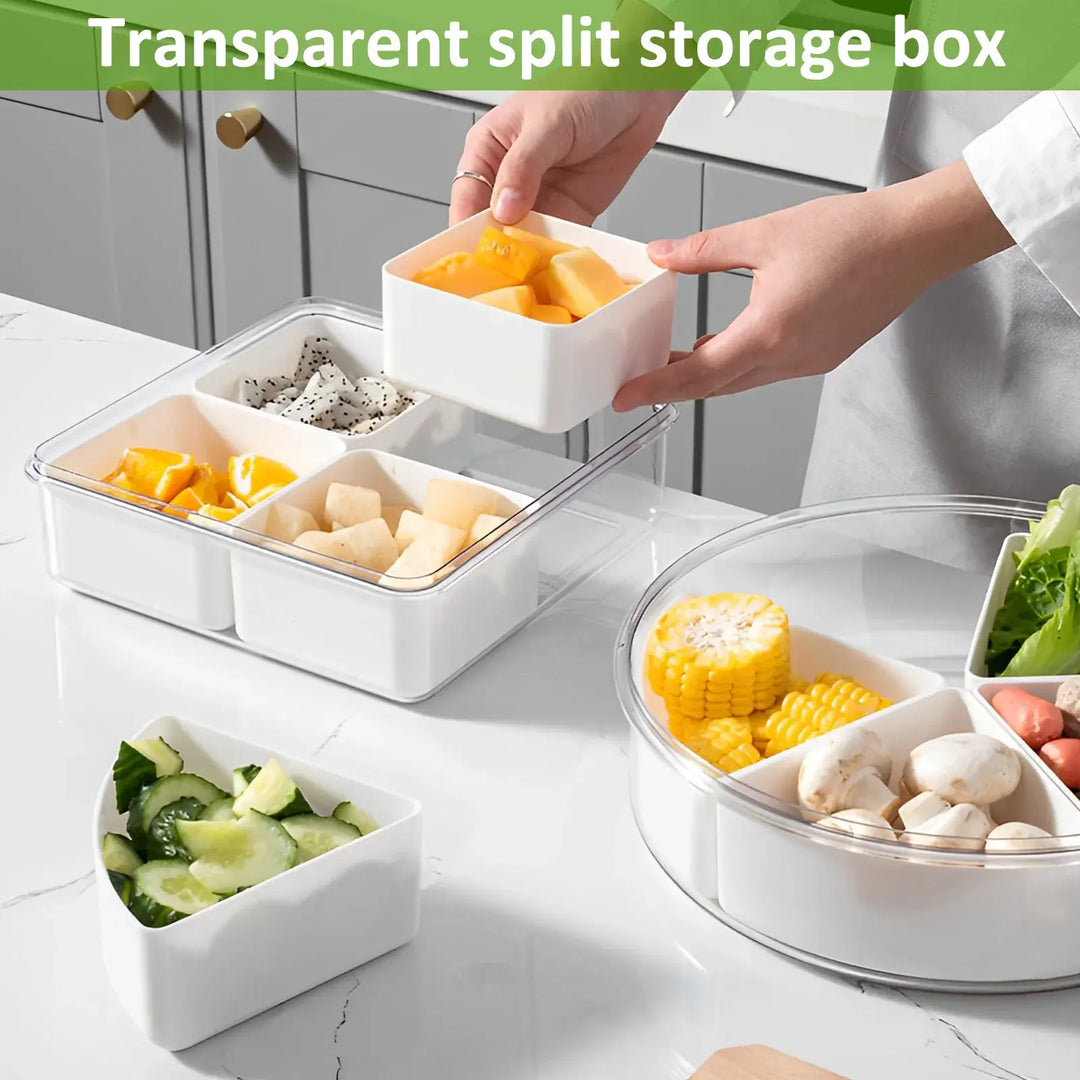 Divided Serving Tray: Fresh Snacks, Organized Serve