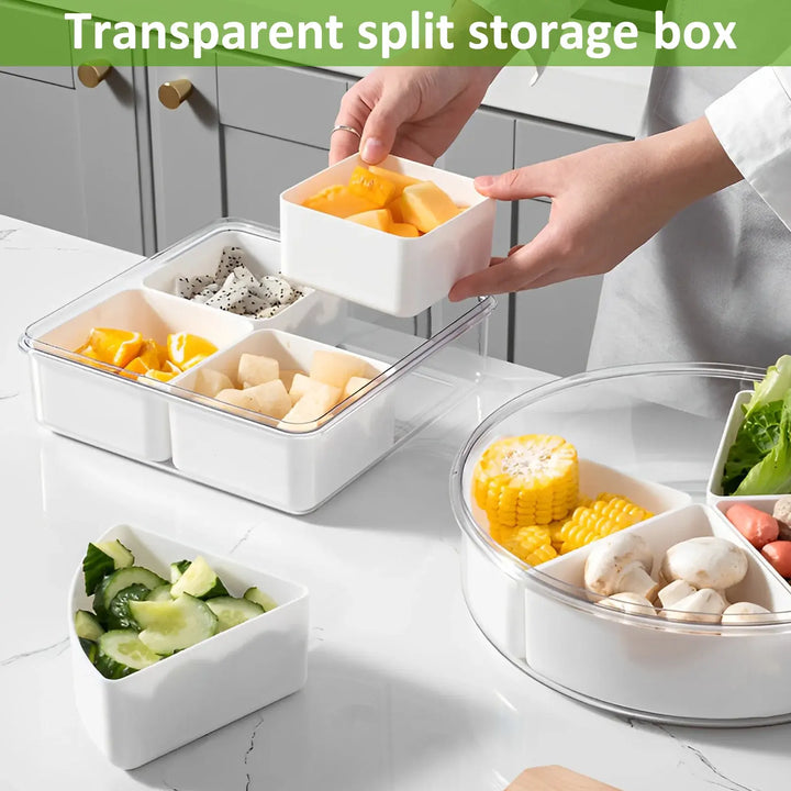 Divided Serving Tray: Fresh Snacks, Organized Serve