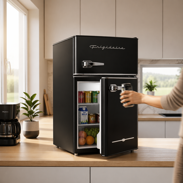 Frigidaire Retro Mini Fridge – Compact Style, Big Chill