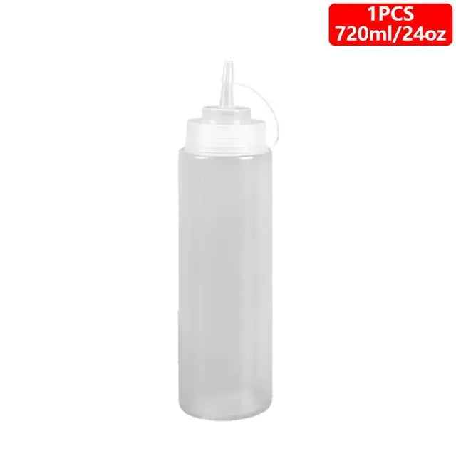 1/2/4/6pcs Condiment Squeeze Bottles