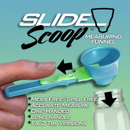 Leak-Proof Graduated Measuring Spoon with Funnel