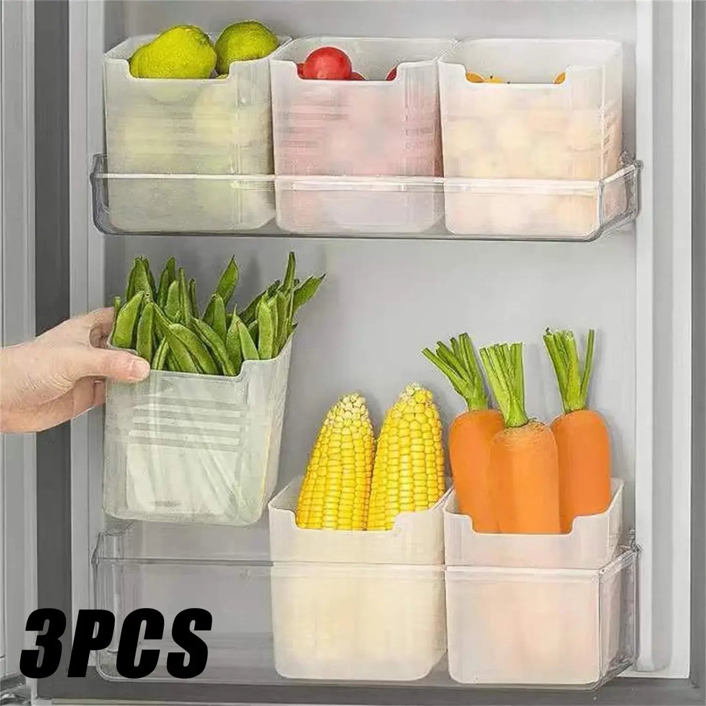 Fridge Side Door Storage Containers Plastic