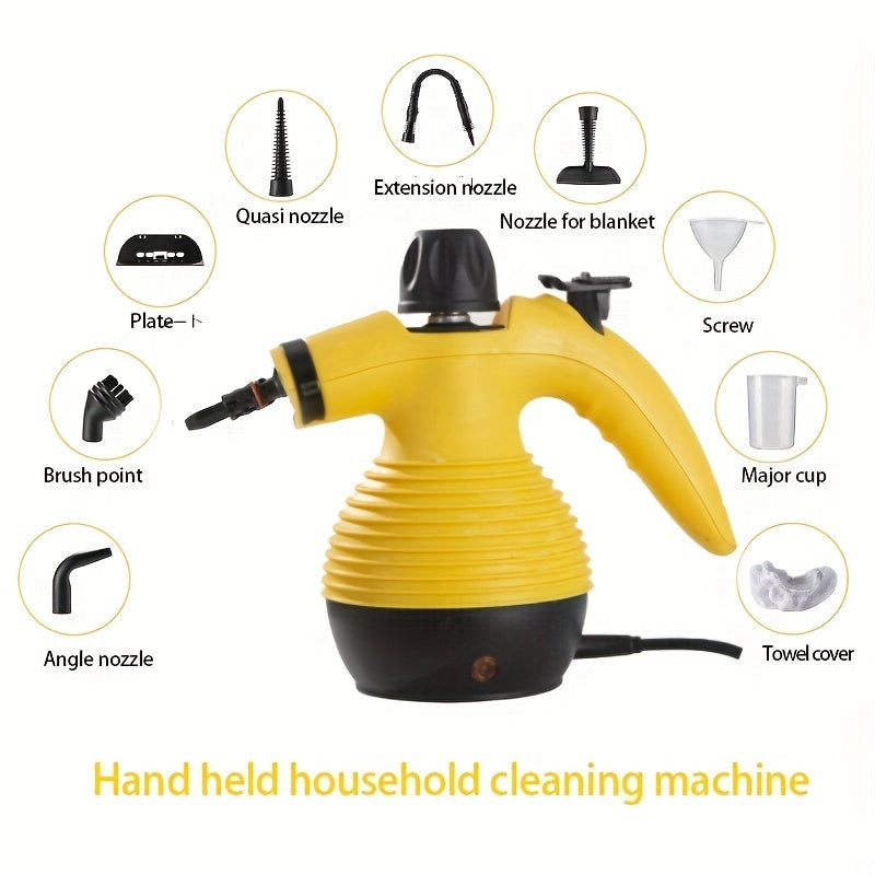 9-Piece ESUPER Multi-Purpose Pro Steam Cleaner