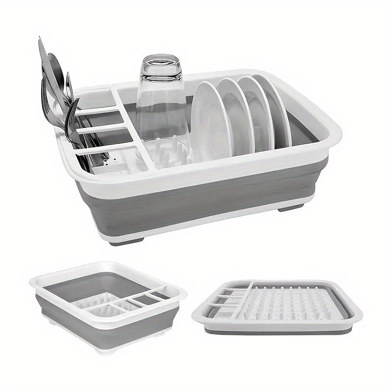 Collapsible Dish Drying Rack For Kitchen Counter