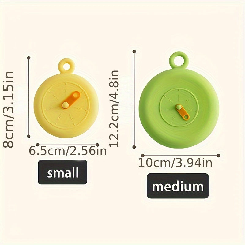 3pcs Lids, Silicone Food Preservation Covers