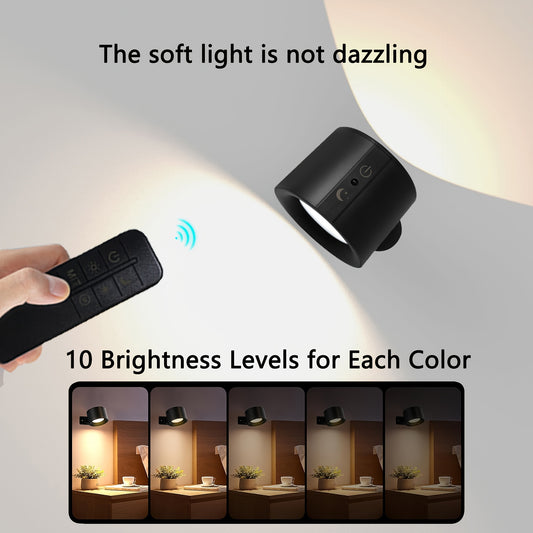 1pc LED Dual Sided Luminous Magnetic Wall Lamp