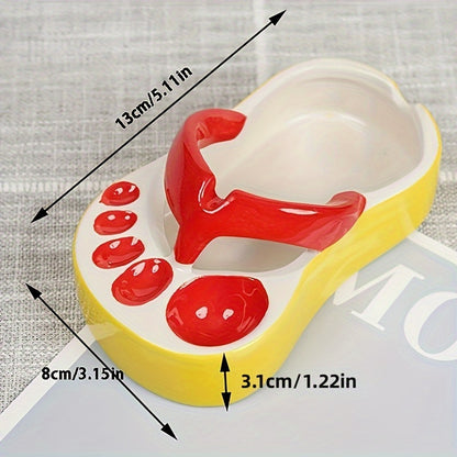 Ceramic Flip Flop Shaped Dipping Bowl