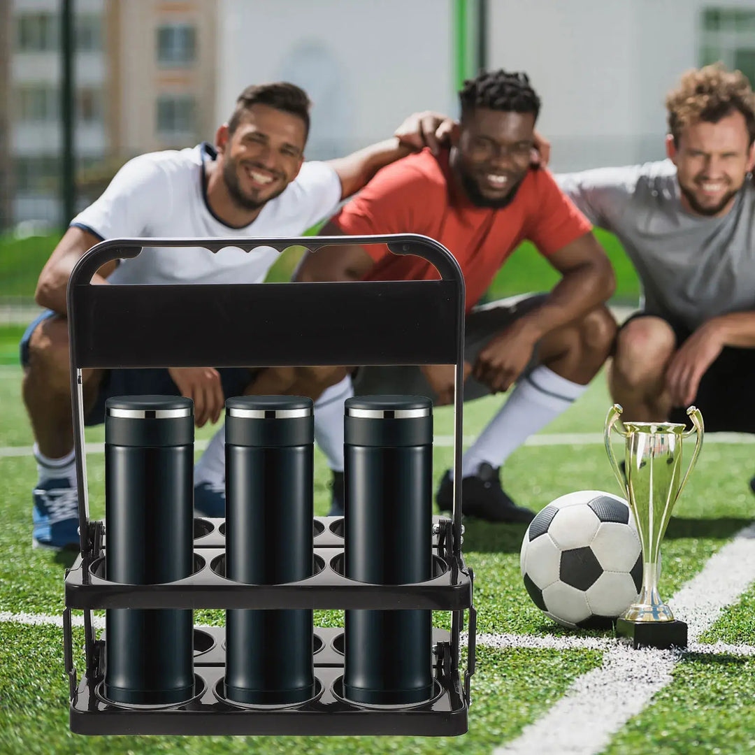 Foldable 6-Bottle Sports Water Carrier