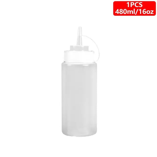 1/2/4/6pcs Condiment Squeeze Bottles