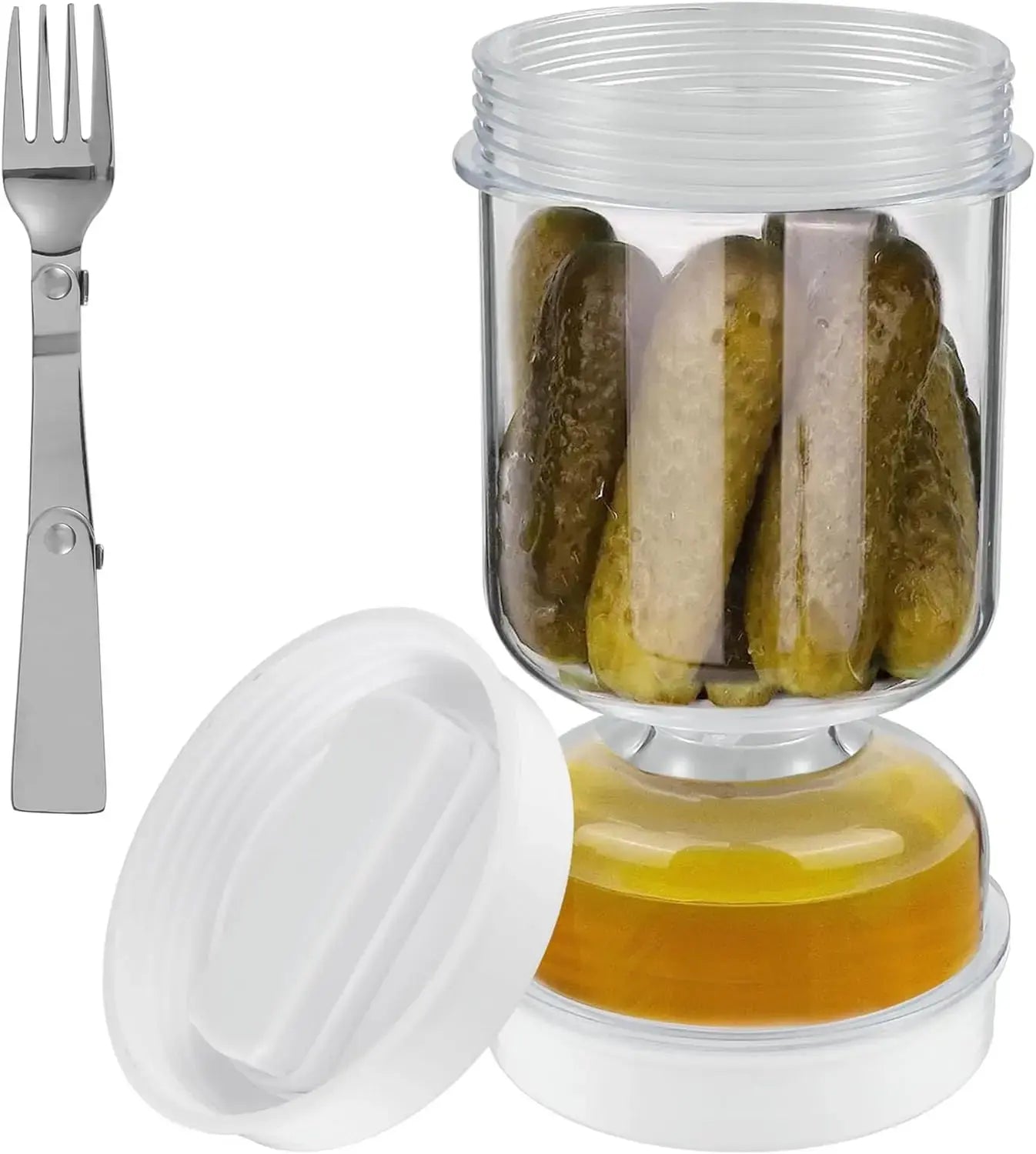 Pickle and Olive Hourglass Jar