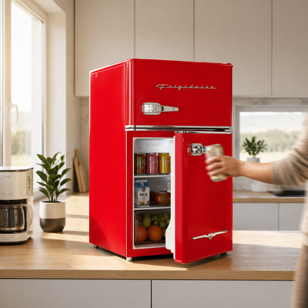 Frigidaire Retro Mini Fridge – Compact Style, Big Chill