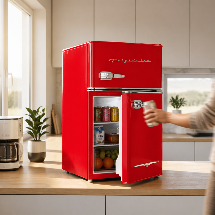 Frigidaire Retro Mini Fridge – Compact Style, Big Chill