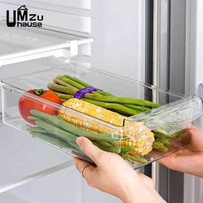 Fridge Drawer Box Eggs Fruit Vegetable Food Storage