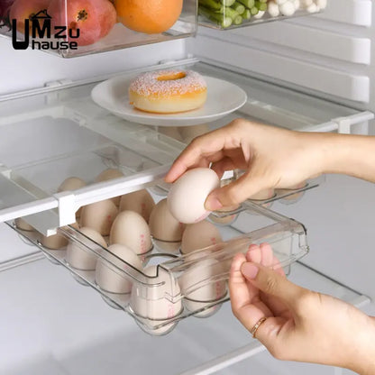 Fridge Drawer Box Eggs Fruit Vegetable Food Storage