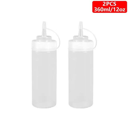 1/2/4/6pcs Condiment Squeeze Bottles