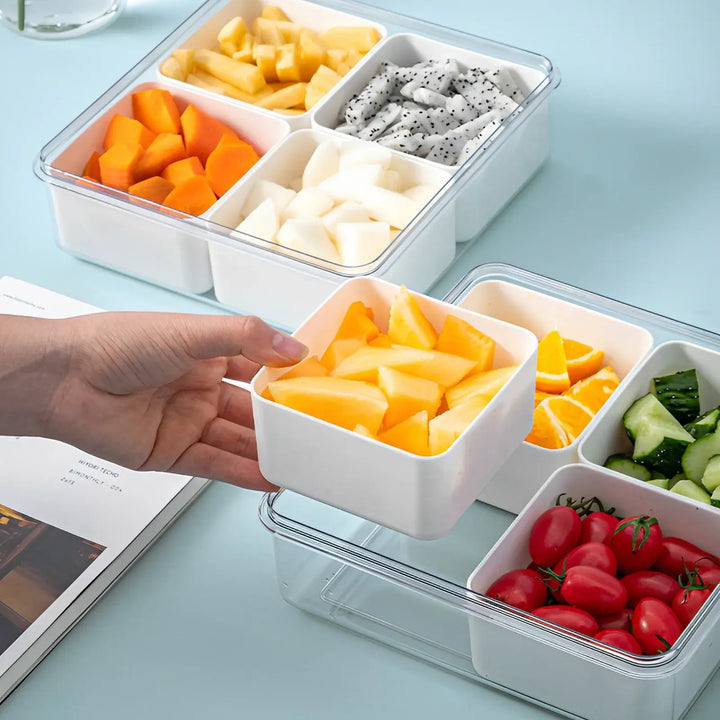 Divided Serving Tray: Fresh Snacks, Organized Serve